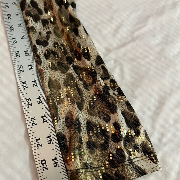 MSK Animal Print Blazer with Gold Chain Detail - Picture 6 of 6